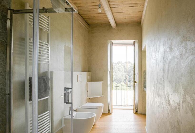 펜션 La Casa Di Roby 2 Studio La Morra, Con Piscina