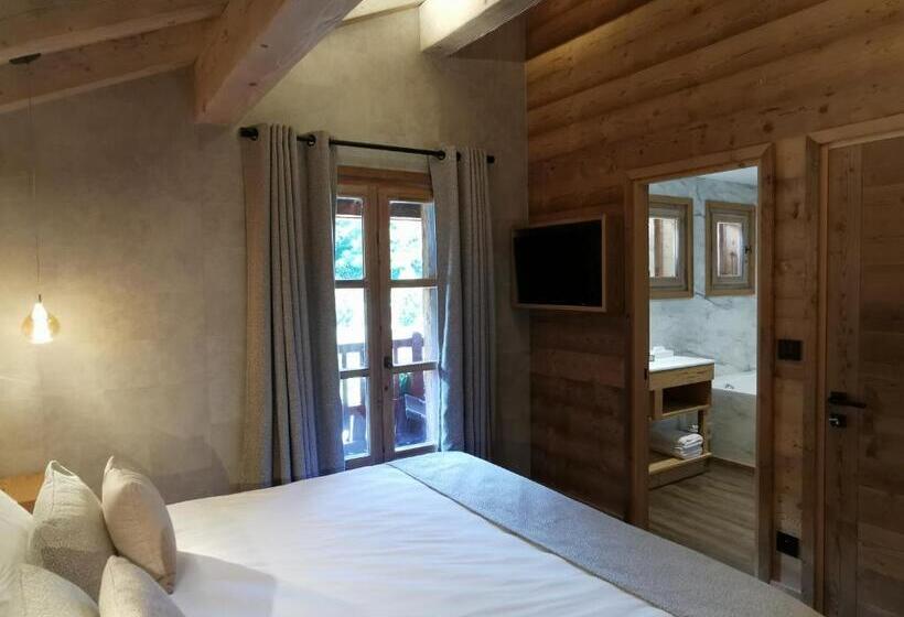 مبيت وإفطار Chalet Jardin D Angèle Chambres D Hôtes