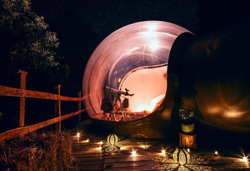 مبيت وإفطار Maso La Marianna Bubble Glamping In Trentino