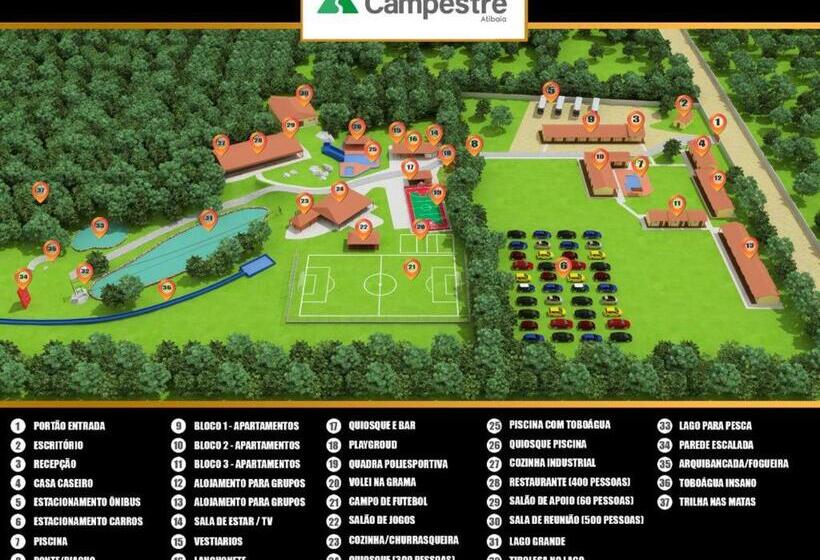 호텔 Campestre Atibaia