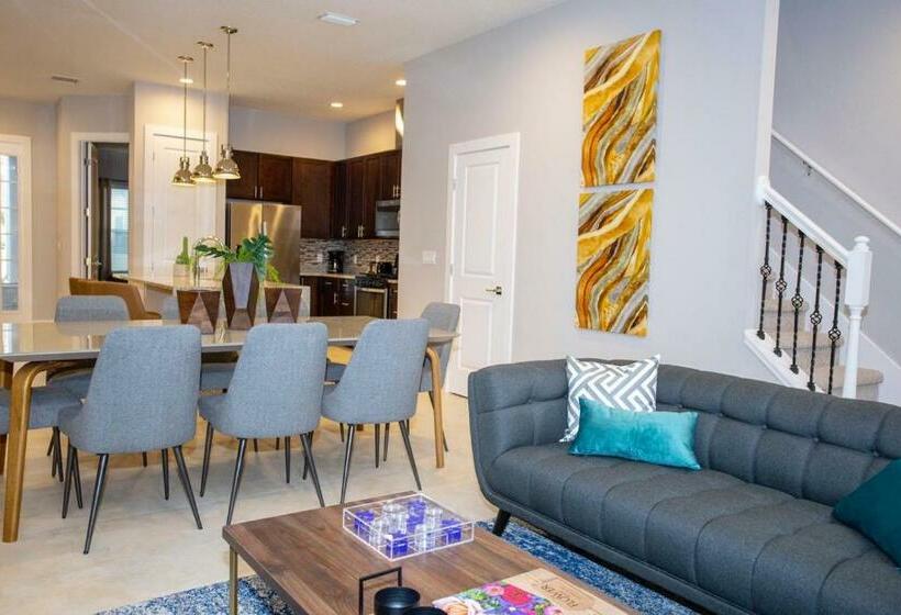 Курорт 4 Br 4 Ba Perfect Villa 5 Min From Disneyworld 1804ftâ² Bbq & Patio