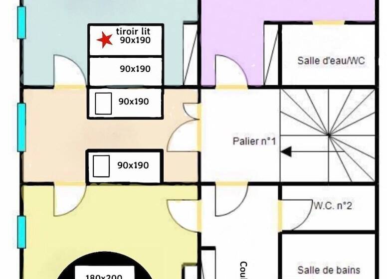 مبيت وإفطار Domaine D En Rigou