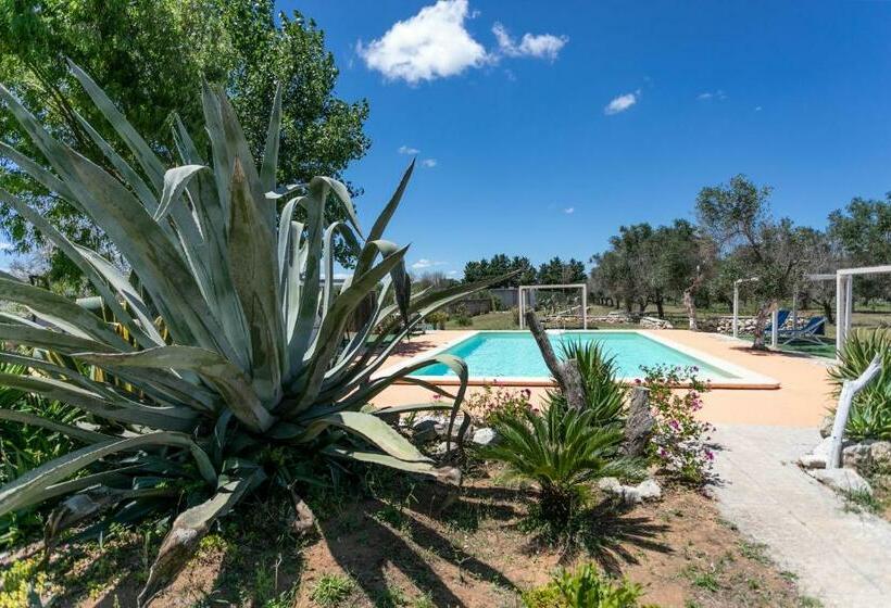 酒店 Le Palmentelle   Masseria Con Piscina