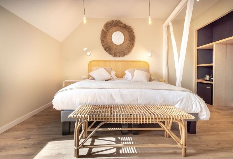 בית מלון כפרי Hôtel Restaurant Le Fiacre à Quend Plage