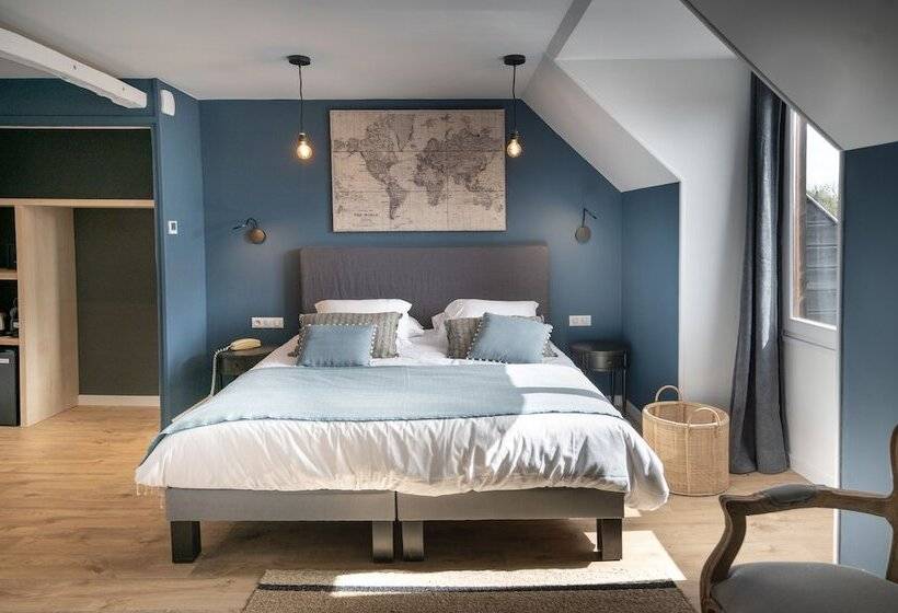 בית מלון כפרי Hôtel Restaurant Le Fiacre à Quend Plage