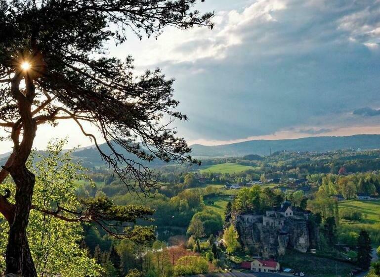 펜션 Chata Pod Hradem