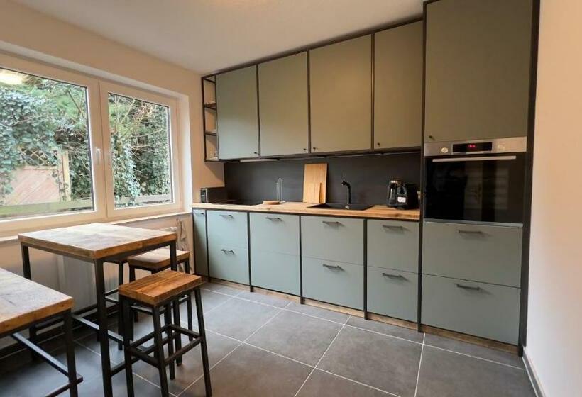 住宿加早餐  Großes City Ferienhaus Mit Terrasse, Grill Und Parkplatz F19