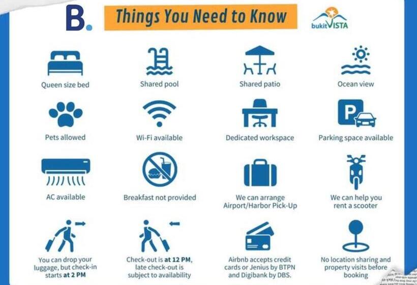 פנסיון Villa Olala Penida Sea View