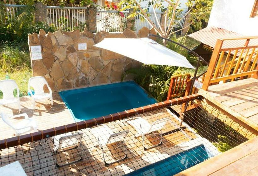 펜션 Amplia Habitación Familiar Con Aire Y Baño Privado En Cabaña Caminito   4 A 6 Personas