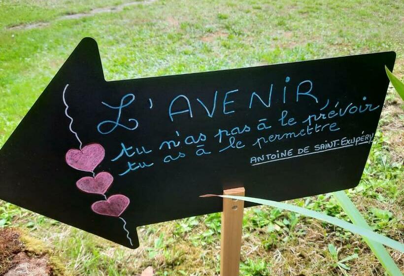 住宿加早餐  Le Logis Des 3 Coeurs Chambre La Bohème