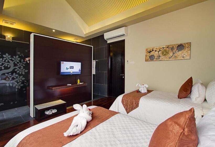 בית מלון כפרי 18 Suite Villa Loft At Kuta