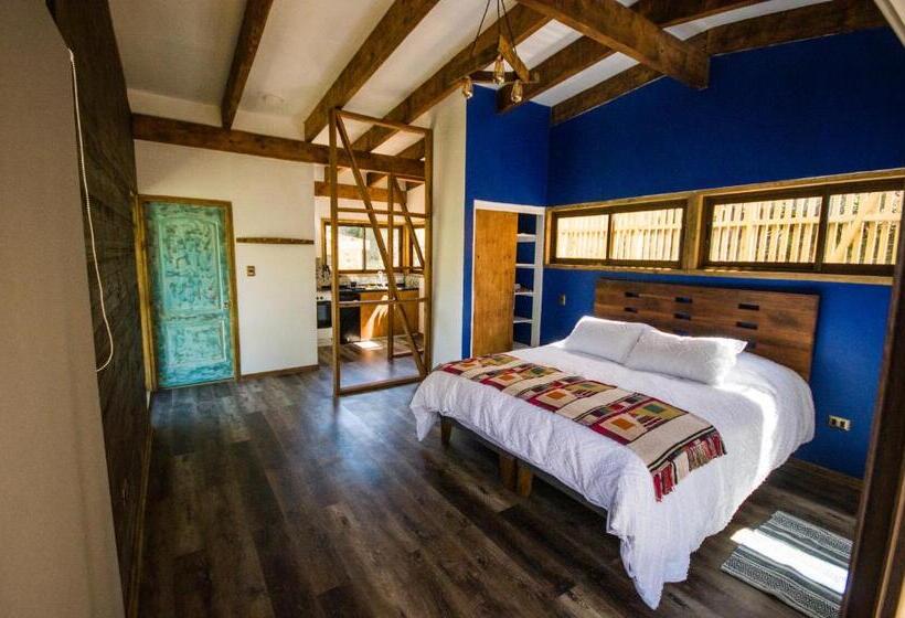 צימר Cabaña Con Tinaja En Viña Narbona Wines