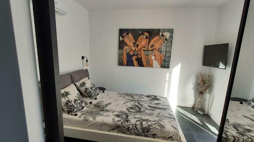 민박 Villa Label Vue Chambres D Hôtes Avec Piscine Au Boulou