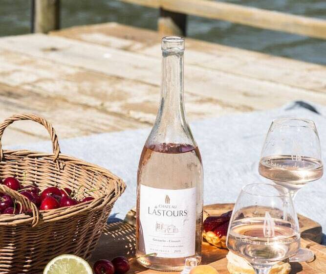 민박 Les Villas Du Chateau De Lastours