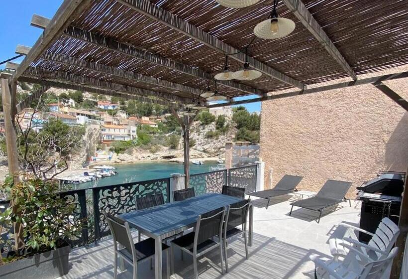 تختخواب و صبحانه Nouveau Cabanon L Ilette Vue Mer Calanque De Niolon