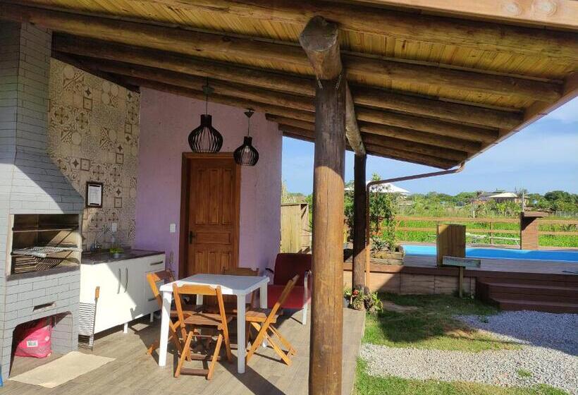 펜션 Chalés Da Guarda Do Embaú