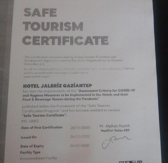 Otel Jaleriz Gaziantep