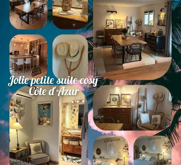 민박 Jolie Petite Suite Côte D Azur