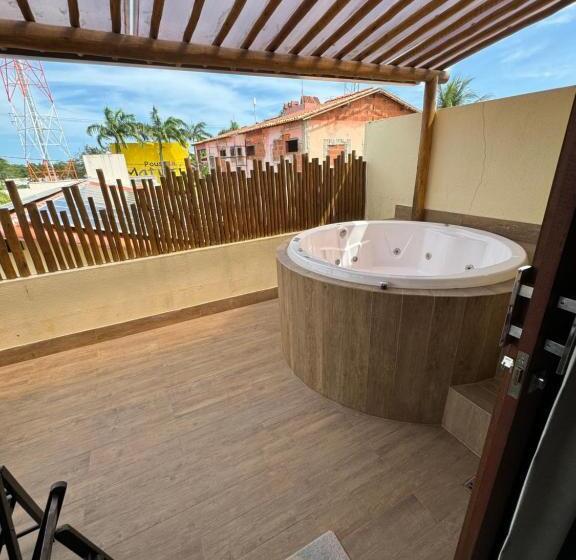 Auberge Hôtelière Pousada Lua Nova Charmosa   Chalés Com Hidro E Jacuzzi