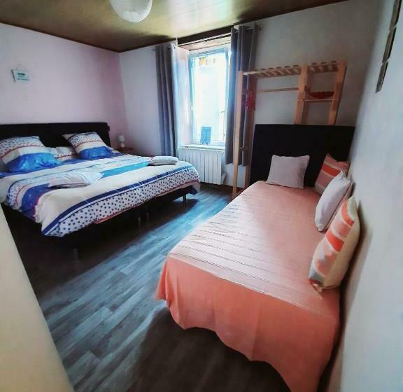 住宿加早餐  Le Logis Des 3 Coeurs Chambre Aeiou