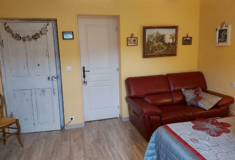 민박 Gîte Lo Fédou D Antraigues Sur Volane