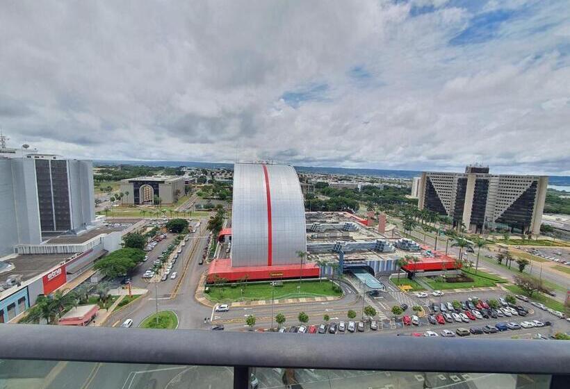 ホテル Athos Bulcão Executive By Rei Dos Flats