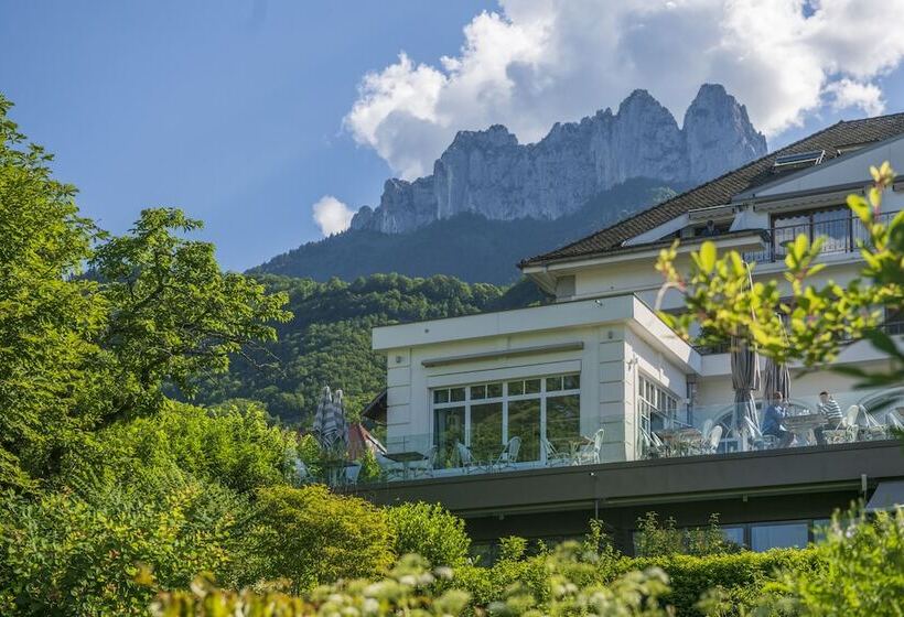 בית מלון כפרי Hôtel Beau Site Talloires B Spa