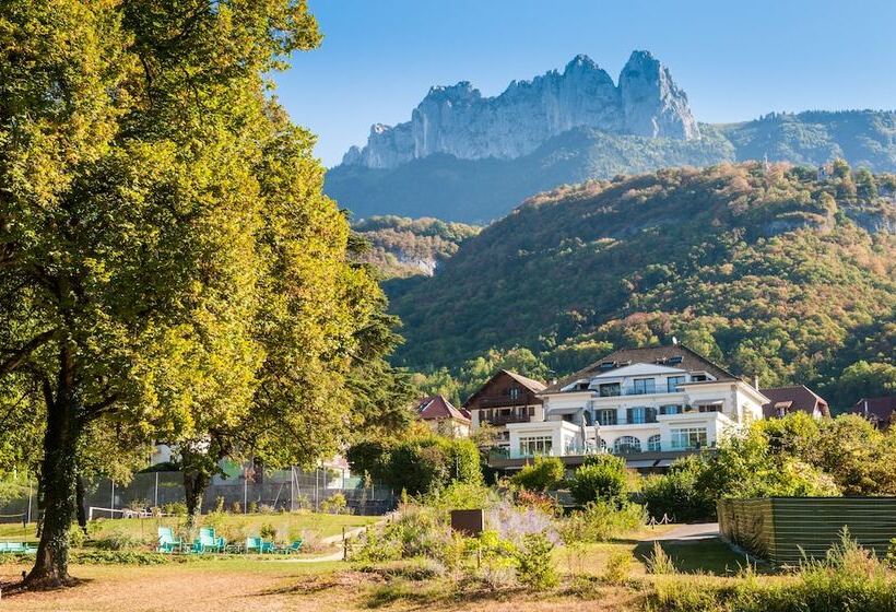 בית מלון כפרי Hôtel Beau Site Talloires B Spa