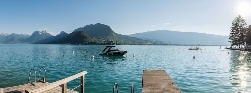 בית מלון כפרי Hôtel Beau Site Talloires B Spa