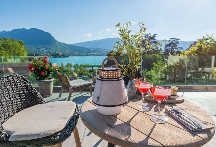 בית מלון כפרי Hôtel Beau Site Talloires B Spa