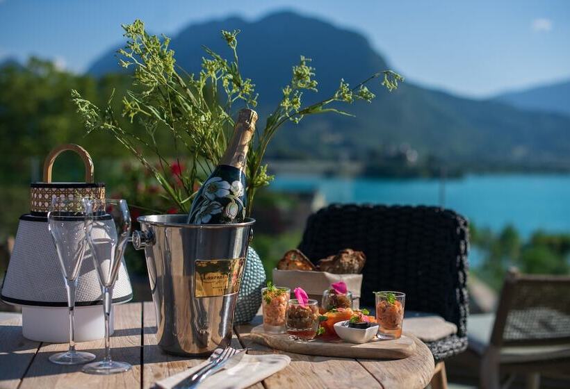 בית מלון כפרי Hôtel Beau Site Talloires B Spa