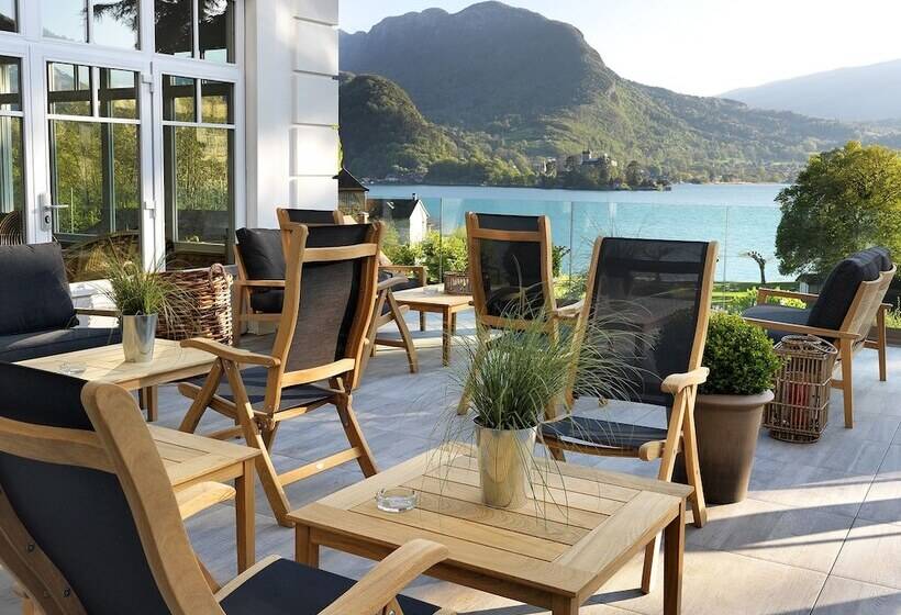 בית מלון כפרי Hôtel Beau Site Talloires B Spa