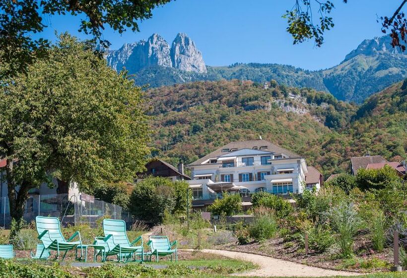 בית מלון כפרי Hôtel Beau Site Talloires B Spa