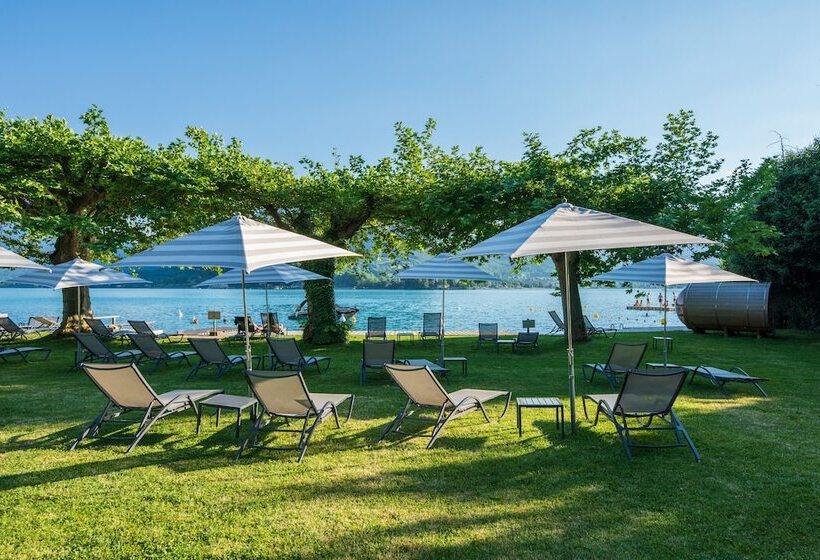 בית מלון כפרי Hôtel Beau Site Talloires B Spa