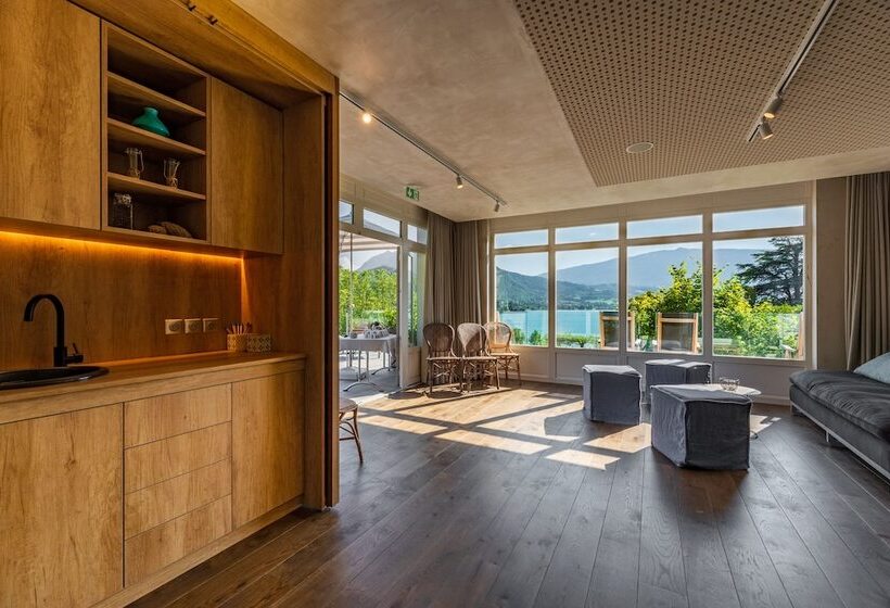 בית מלון כפרי Hôtel Beau Site Talloires B Spa