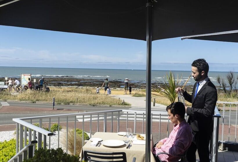 酒店 Logis Hôtellerie Les Brisants , Restaurant J M Perochon