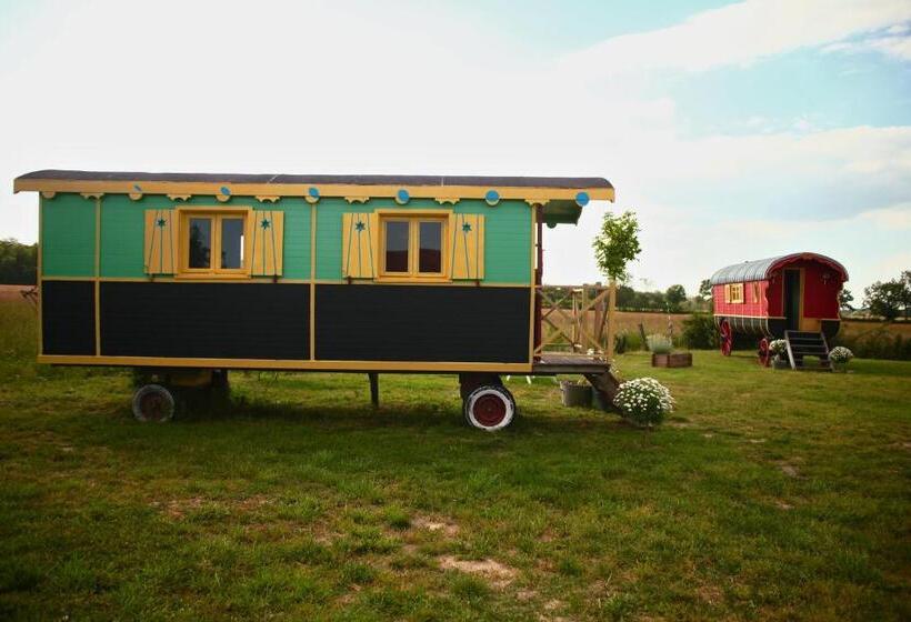 צימר La Roulotte Magic ! Des Grillots