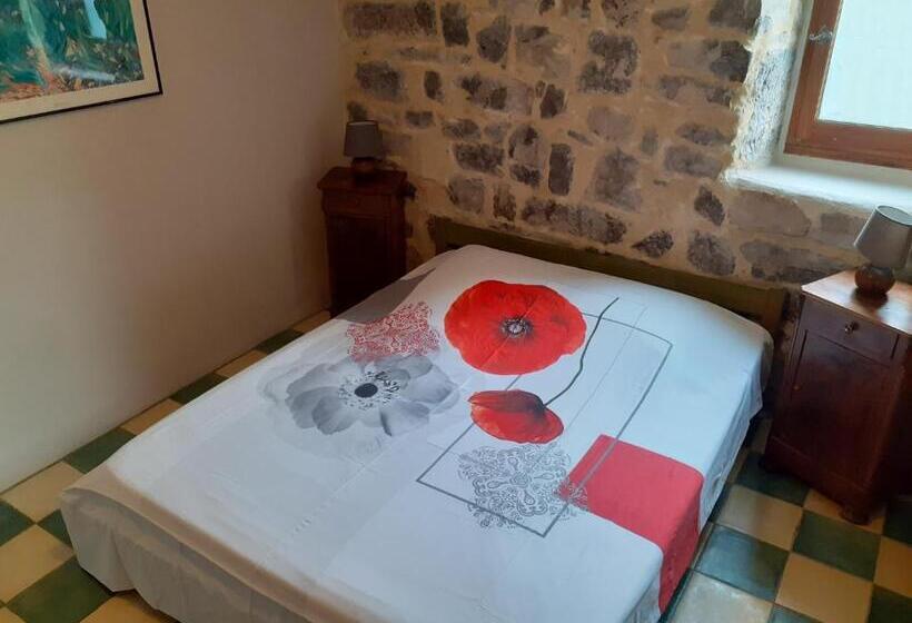 ペンション Gîte L Escoussou Au Calme, 6p, 4ch, 130m2, Charme Et Nature, Piscine Chauffée, Sud Ardèche