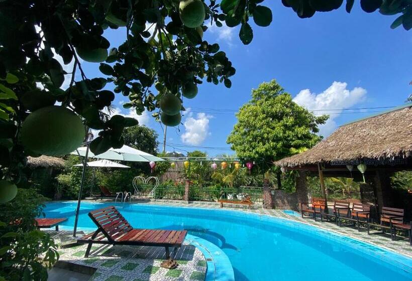 تختخواب و صبحانه Tam Coc Little River Bungalow