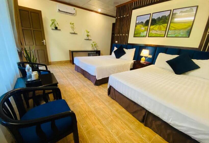 تختخواب و صبحانه Tam Coc Little River Bungalow