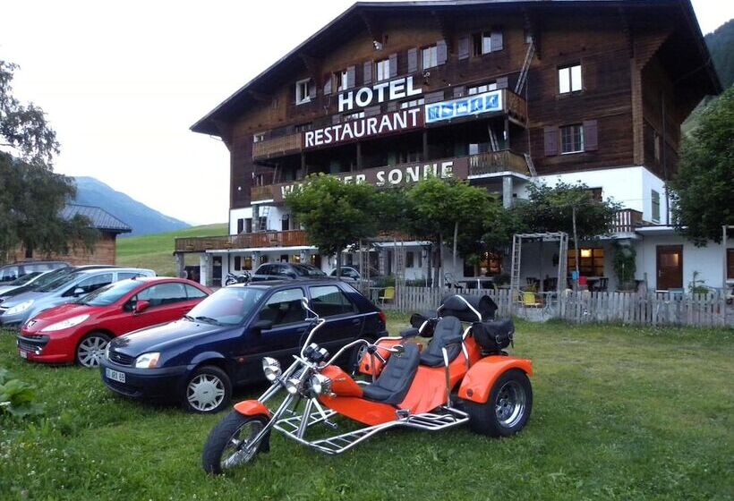 בית מלון כפרי Restaurant Walliser Sonne