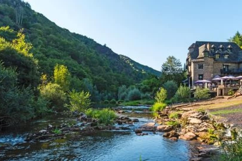 בית מלון כפרי Moulin De Conques Restaurant Herve Busset