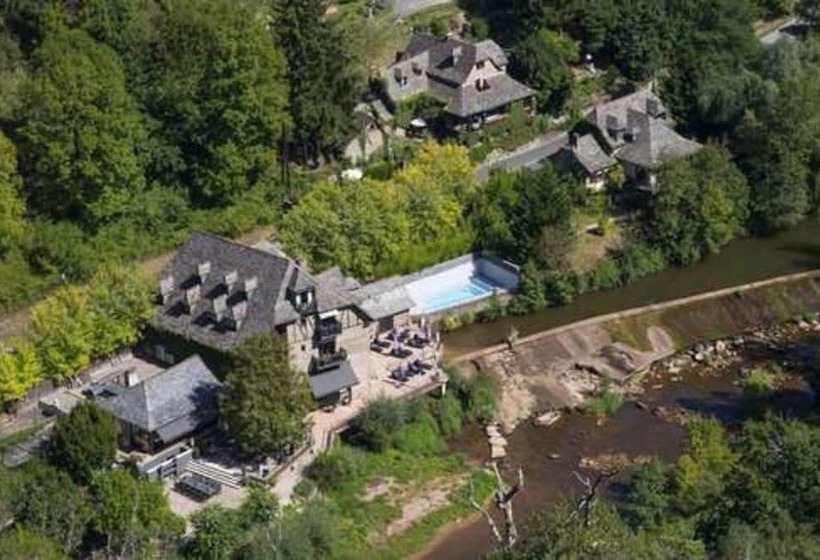 בית מלון כפרי Moulin De Conques Restaurant Herve Busset
