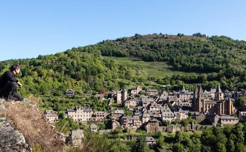 בית מלון כפרי Moulin De Conques Restaurant Herve Busset