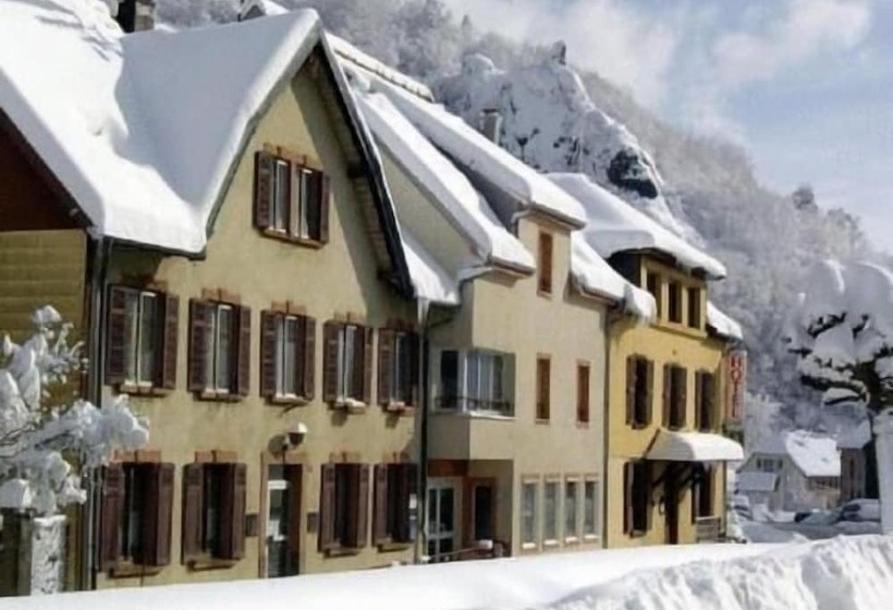 酒店 Logis Hôtel Restaurant De La Poste Et Spa De Montagne