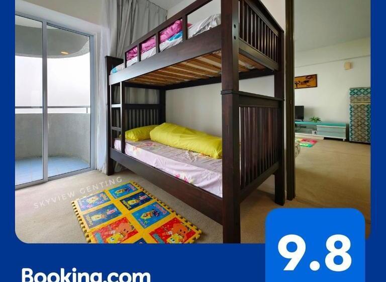 مبيت وإفطار 5 6 Pax Family Room Skyview Golden Hills, Genting Highlands