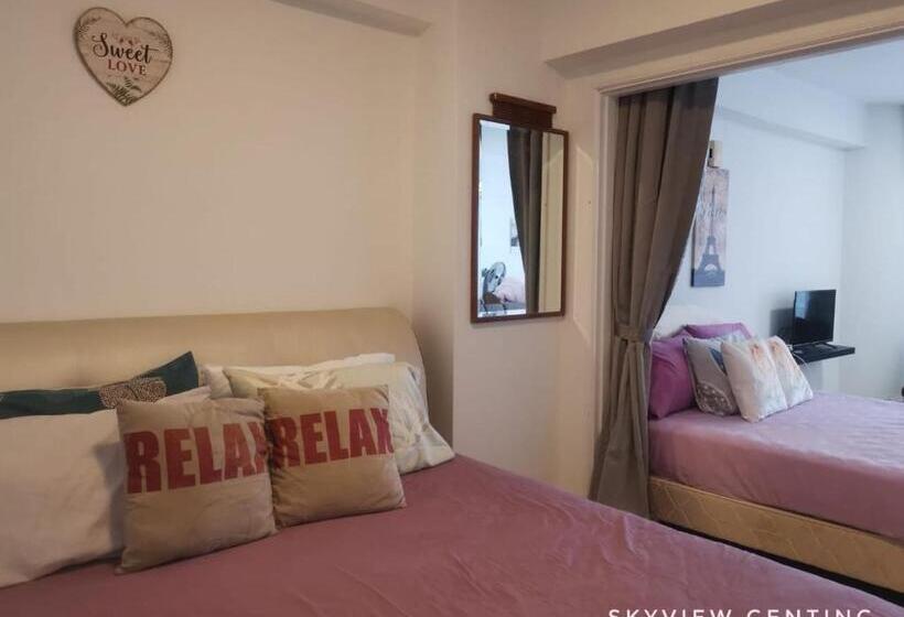 مبيت وإفطار 5 6 Pax Family Room Skyview Golden Hills, Genting Highlands