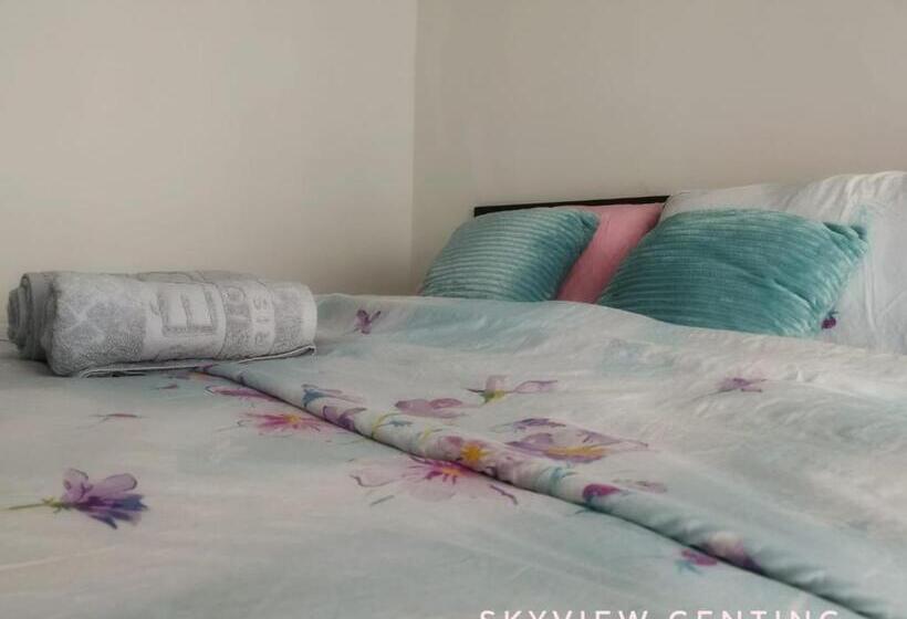 مبيت وإفطار 5 6 Pax Family Room Skyview Golden Hills, Genting Highlands