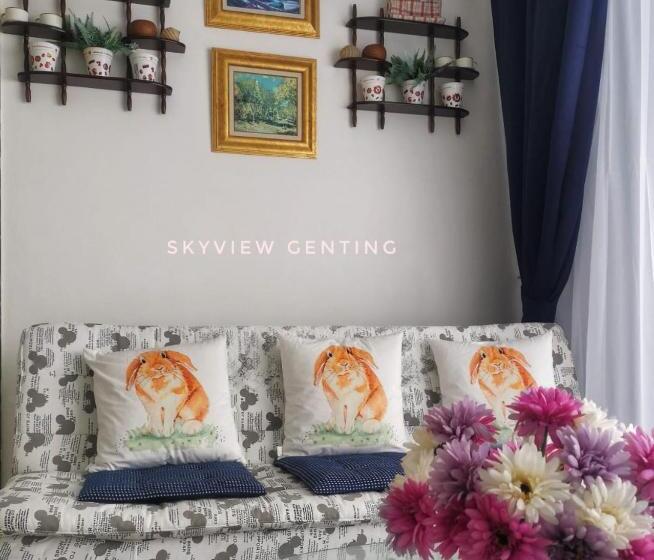 مبيت وإفطار 5 6 Pax Family Room Skyview Golden Hills, Genting Highlands