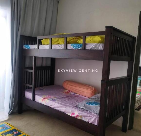 مبيت وإفطار 5 6 Pax Family Room Skyview Golden Hills, Genting Highlands